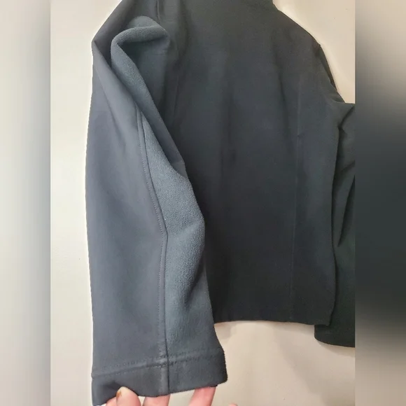 Mens Mountain Hardwear Soft Shell Fleece Jacket size Medium Black - Picture 14 of 16